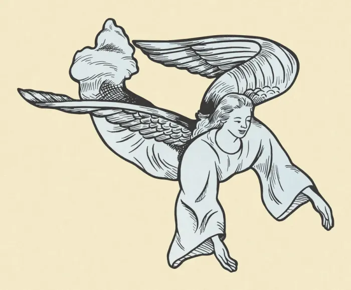 Framed Print : Flying Angel Framed Print : Flying Angel