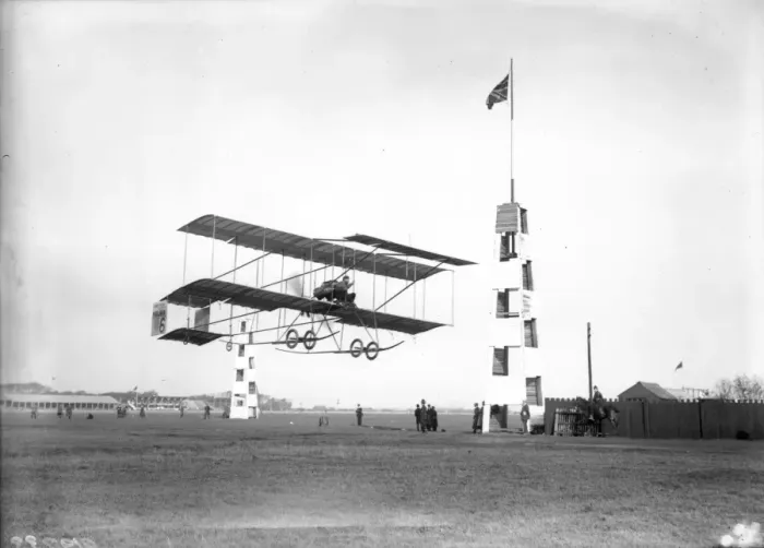Framed Print : Flying Farman