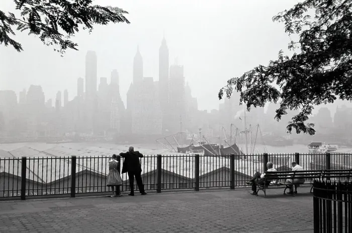 Framed Print : Fog Shrouded Skyscraper Of Manhattan Framed Print : Fog Shrouded Skyscraper Of Manhattan