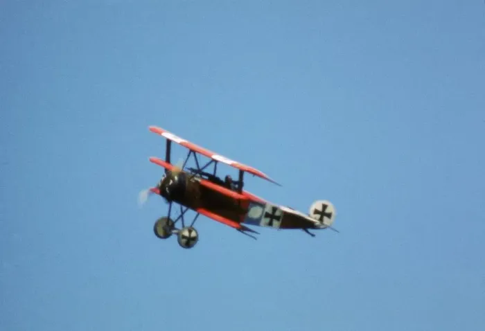 Framed Print : Fokker Dr. 1 Triplane Replica In Flight Framed Print : Fokker Dr. 1 Triplane Replica In Flight