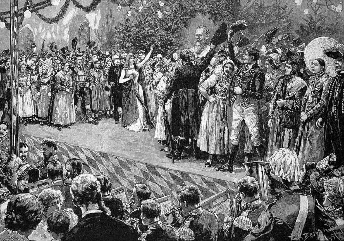 Framed Print : Folk Costume Festival in Munich, Homage to the Bavaria, Bavaria, Germany, Historic, digital reproduction of an original from the 19th century Framed Print : Folk Costume Festival in Munich, Homage to the Bavaria, Bavaria, Germany, Historic, digital reproduction of an original from the 19th century