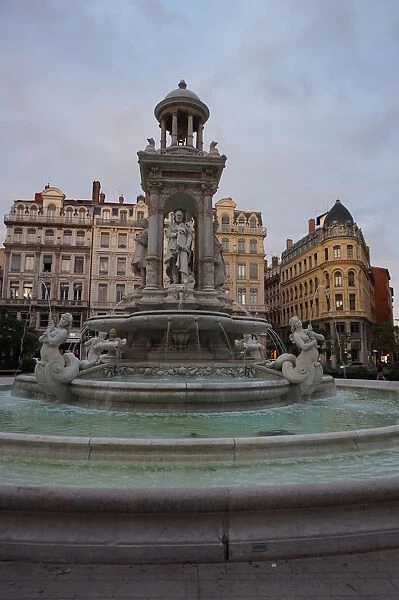 Fontaine des Jacobins, Close Up, Lyon, France