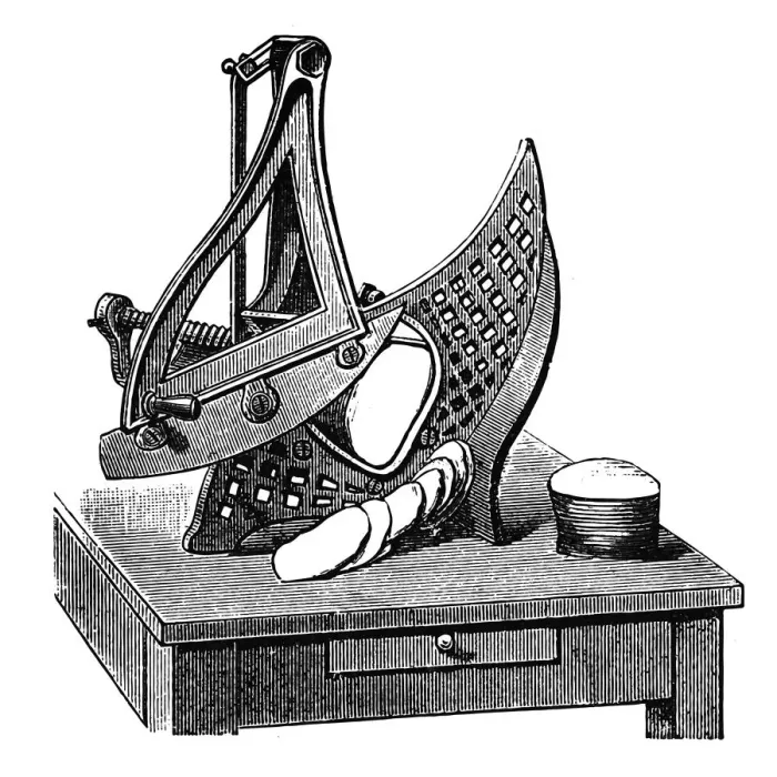 Framed Print : Food slicer machine Framed Print : Food slicer machine