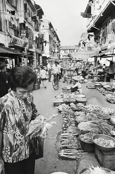 Framed Print : Food Stalls in Street Market Framed Print : Food Stalls in Street Market