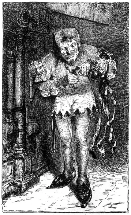 Framed Print : The fool. Antique illustration of The fool Framed Print : The fool. Antique illustration of The fool