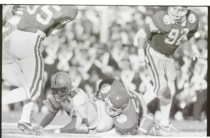 Framed Print : Football Action Between Ohio State and USC Framed Print : Football Action Between Ohio State and USC