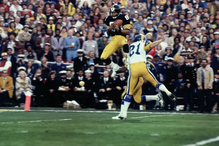 Framed Print : Football Action with Steelers and Rams Framed Print : Football Action with Steelers and Rams