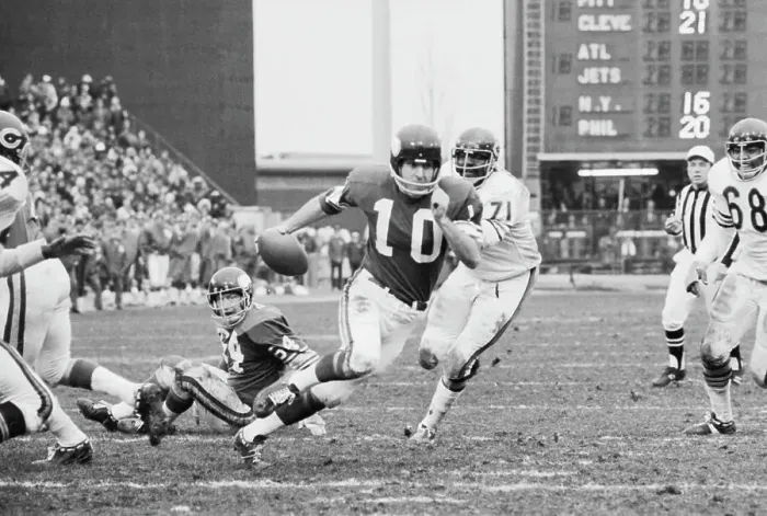 Framed Print : Football Action Between The Vikings and Bears Framed Print : Football Action Between The Vikings and Bears