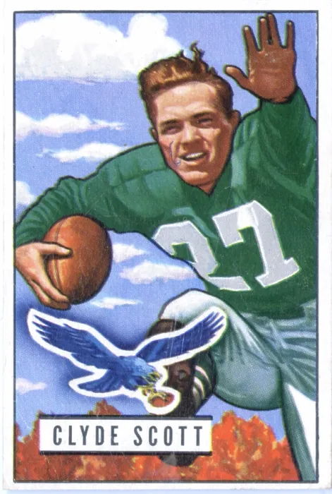 Framed Print : Football Card Of Clyde Scott Framed Print : Football Card Of Clyde Scott