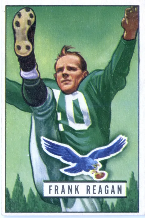 Framed Print : Football Card Of Frank Reagan Framed Print : Football Card Of Frank Reagan