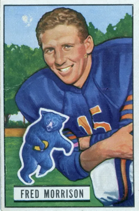 Framed Print : Football Card Of Fred Morrison Framed Print : Football Card Of Fred Morrison