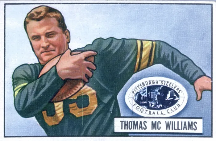 Framed Print : Football Card Of Thomas McWilliams Framed Print : Football Card Of Thomas McWilliams