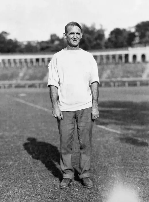 Framed Print : Football Coach Archie Hahn Framed Print : Football Coach Archie Hahn