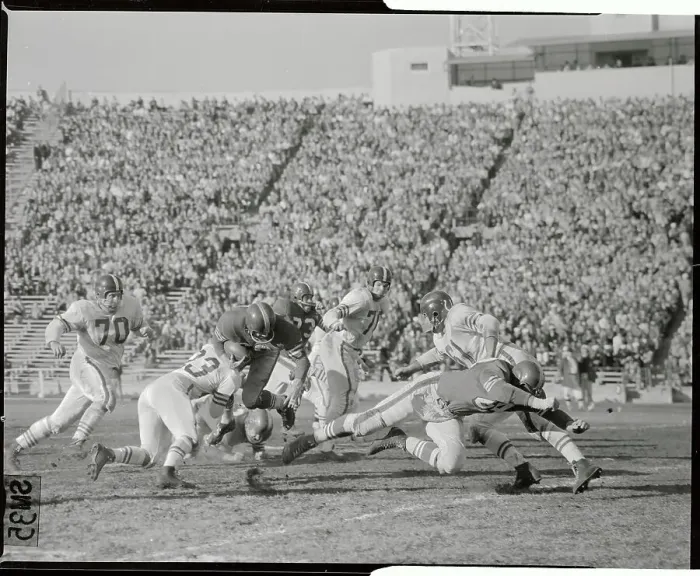 Framed Print : Football Game in Action with 49ers and Colts Framed Print : Football Game in Action with 49ers and Colts