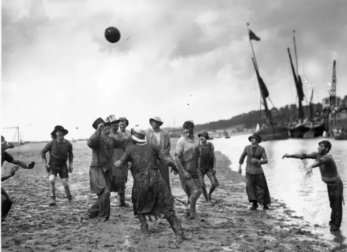 Framed Print : Football In Mud Framed Print : Football In Mud