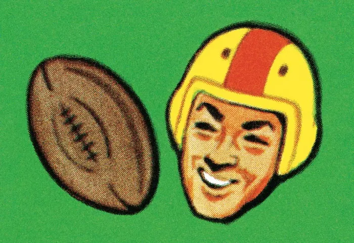 Framed Print : Football player and ball Framed Print : Football player and ball