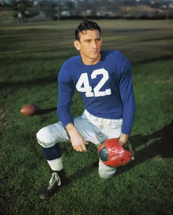 Framed Print : Football Player Charley Conerly Framed Print : Football Player Charley Conerly