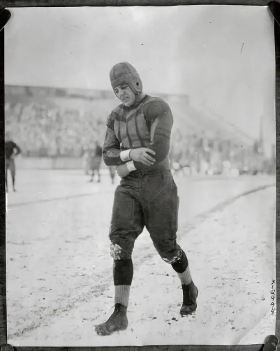 Framed Print : Football Player Red Grange with Injured Arm Framed Print : Football Player Red Grange with Injured Arm
