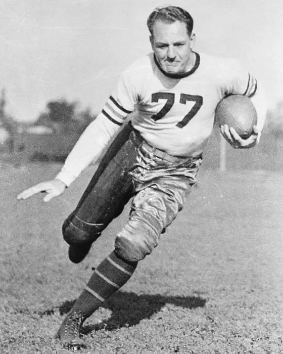 Framed Print : Football Player Red Grange Running with Football Framed Print : Football Player Red Grange Running with Football