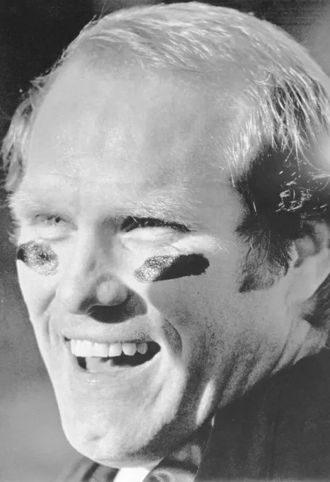 Framed Print : Football Player Terry Bradshaw Smiling on Sidelines Framed Print : Football Player Terry Bradshaw Smiling on Sidelines