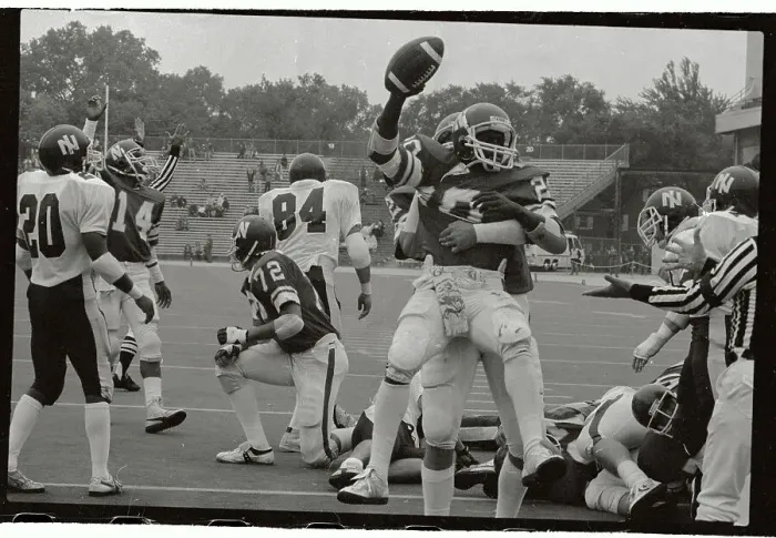 Framed Print : Football Players in Action Framed Print : Football Players in Action