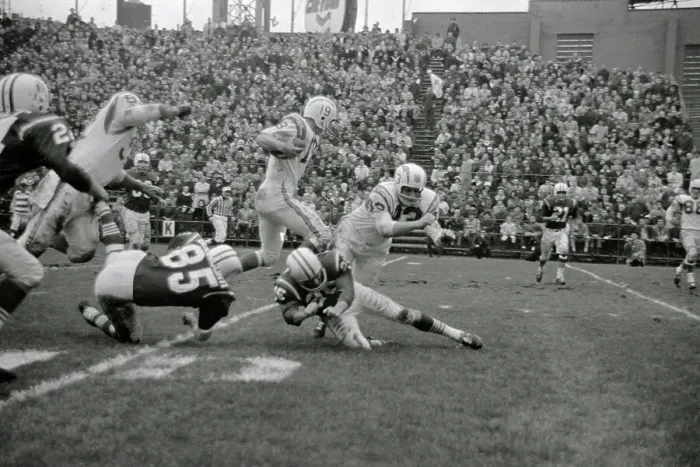 Framed Print : Football Players in Action Framed Print : Football Players in Action