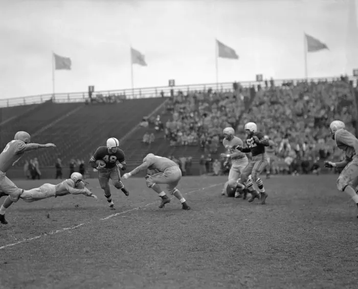 Framed Print : Football Players in Action Framed Print : Football Players in Action