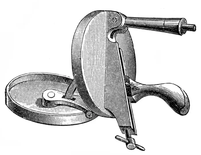 Framed Print : Footwear manufacturing tool Framed Print : Footwear manufacturing tool