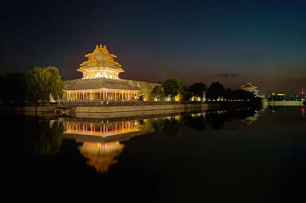 Forbidden City in the evening
