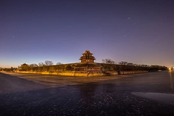 The Forbidden City at night