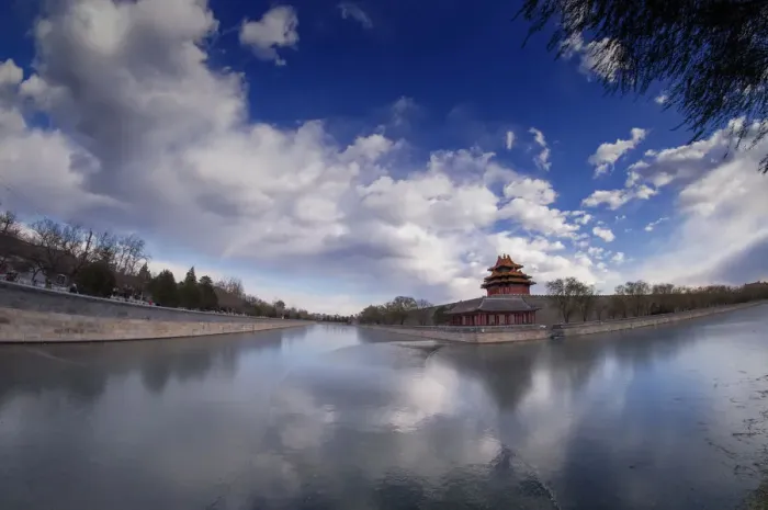 Framed Print : Forbidden City northwest corner tower Framed Print : Forbidden City northwest corner tower