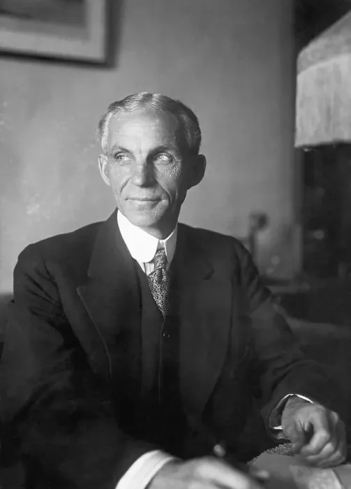 Framed Print : Ford Automobile Founder Henry Ford in Hotel Suite Framed Print : Ford Automobile Founder Henry Ford in Hotel Suite