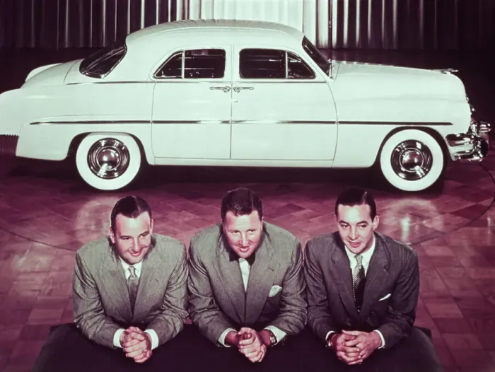 Framed Print : Ford Brothers with One of Their Cars Framed Print : Ford Brothers with One of Their Cars