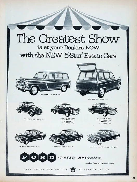 Framed Print : Ford Estate Cars Framed Print : Ford Estate Cars