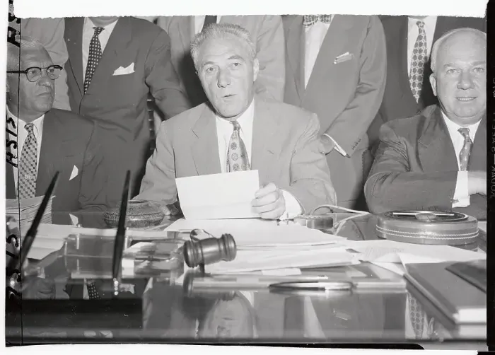 Framed Print : Ford Frick Meeting With Baseball Representatives Framed Print : Ford Frick Meeting With Baseball Representatives