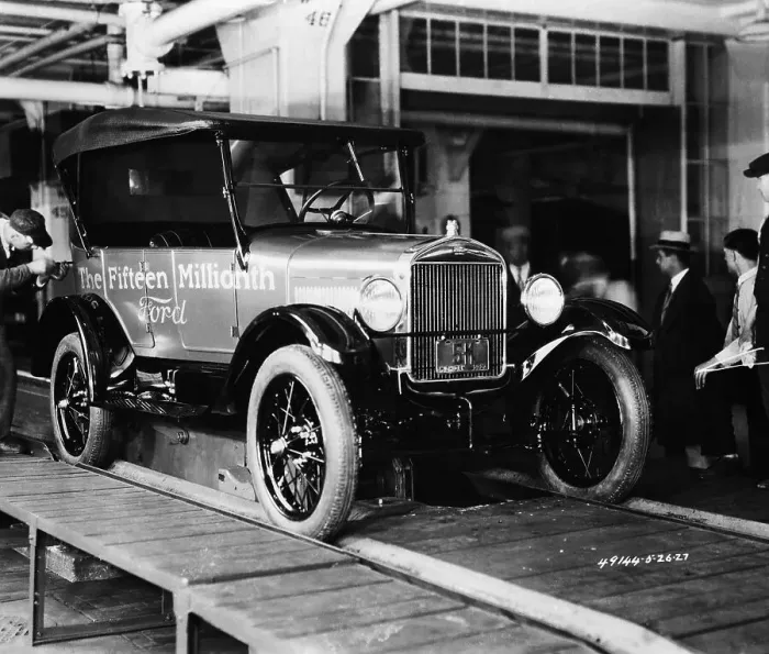 Framed Print : Ford Model T Coming Off Assembly Line Framed Print : Ford Model T Coming Off Assembly Line