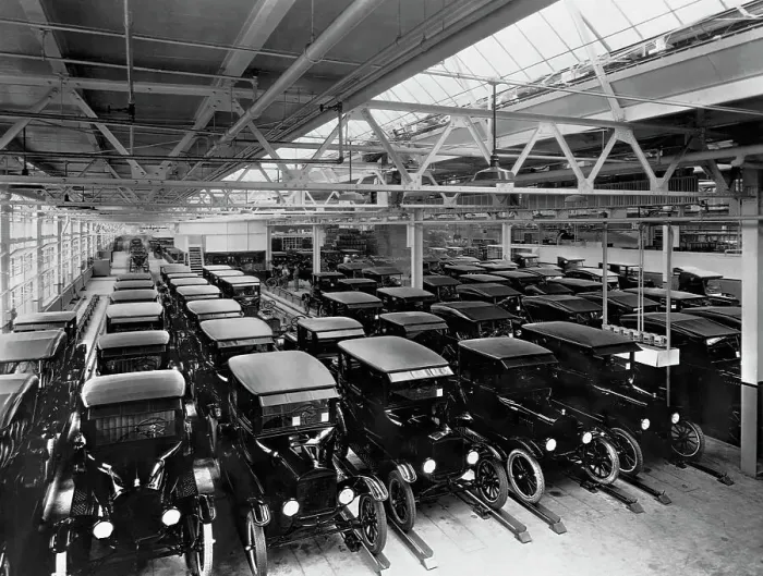 Framed Print : Ford Model Ts Ready for Delivery Framed Print : Ford Model Ts Ready for Delivery