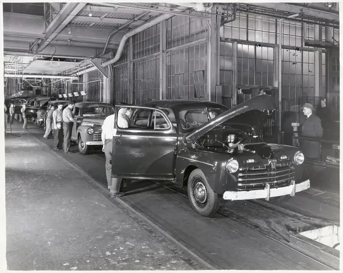 Framed Print : Ford Motor Company Assembly Line Framed Print : Ford Motor Company Assembly Line
