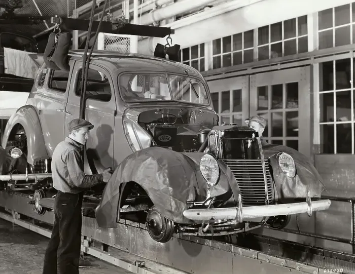 Framed Print : Ford Motor Company Assembly Line Framed Print : Ford Motor Company Assembly Line