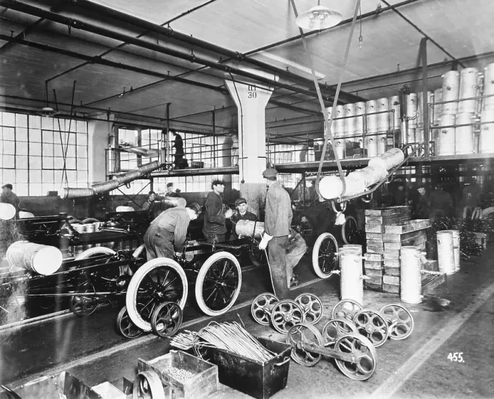Framed Print : Ford Motors Assembly Line Framed Print : Ford Motors Assembly Line