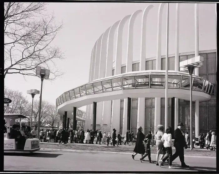Framed Print : Ford Pavilion at 1964 World's Fair Framed Print : Ford Pavilion at 1964 World's Fair