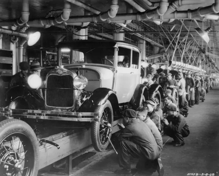 Framed Print : Ford Production