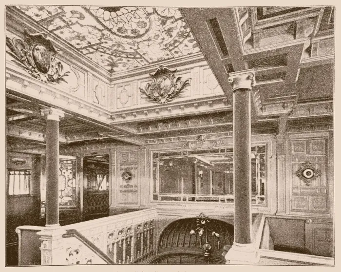 Framed Print : Forecourt of the imperial mail steamer Prinz Regent Luitpold Framed Print : Forecourt of the imperial mail steamer Prinz Regent Luitpold