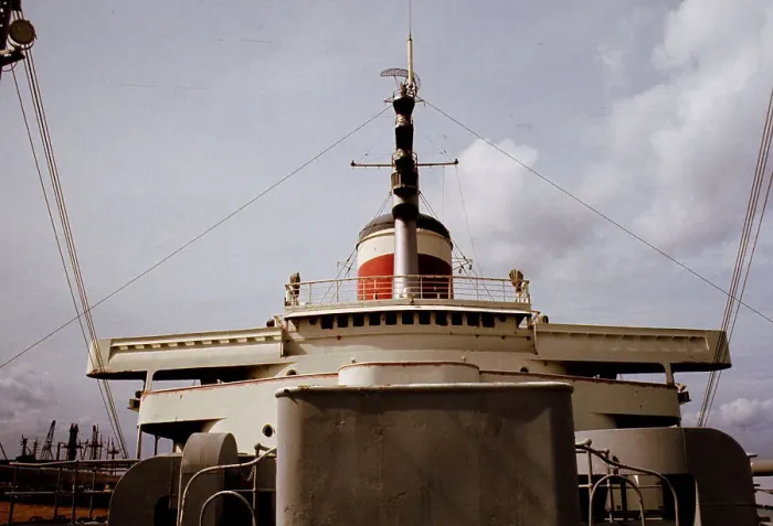 Framed Print : Foredeck and Pilot House SS United States Framed Print : Foredeck and Pilot House SS United States