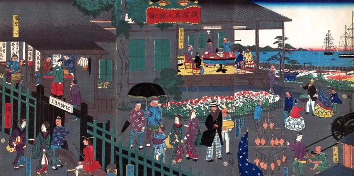 Framed Print : Foreigner's residence in Yokohama Framed Print : Foreigner's residence in Yokohama