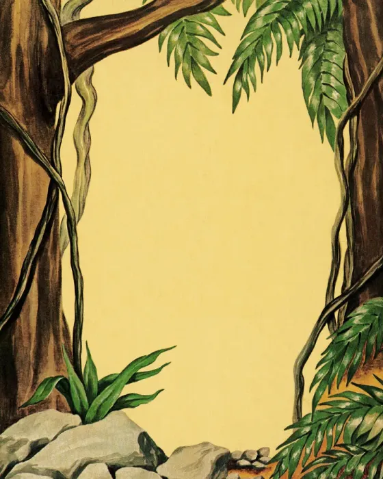 Framed Print : Forest Border Framed Print : Forest Border