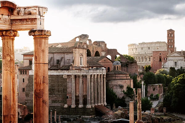 Fori Imperiali (Roman Forum), ruins of the ancient Roman Empire