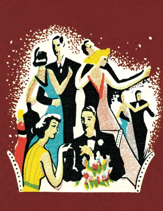 Framed Print : Formal party Framed Print : Formal party