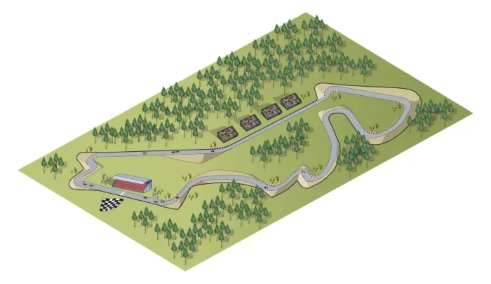 Framed Print : Formula one circuit Framed Print : Formula one circuit