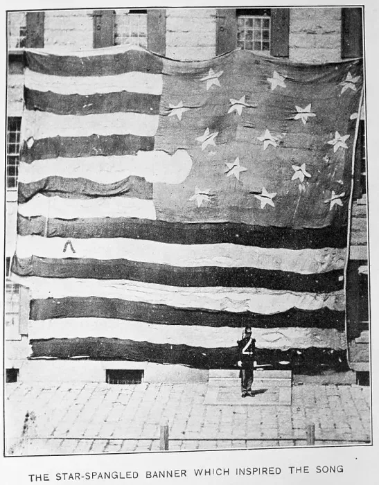Framed Print : Fort McHenry Battle Flag at Boston Navy Yard